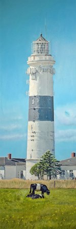 Sylt Leuchtturm Kampen - Ölgemälde 50 x 150 cm