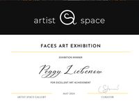 Face Art Exhibition Artist Space Gallery peggy liebenow